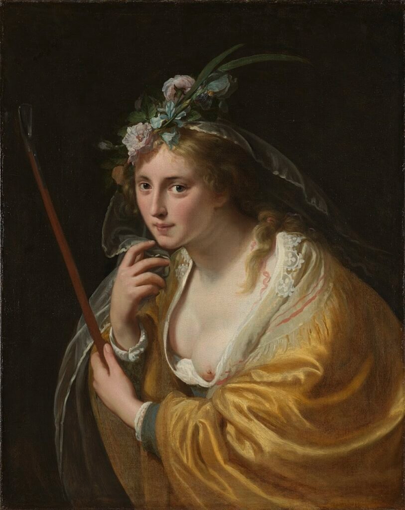 A Shepherdess Paulus Moreelse