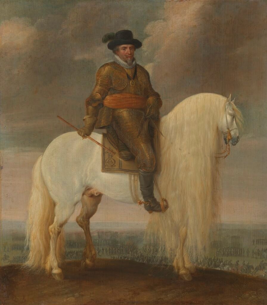 Prince Maurits Astride the White Horse Pauwels van Hillegaert