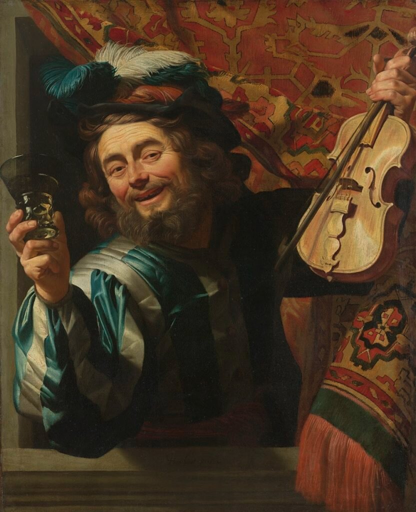 The Merry Fiddler Gerard van Honthorst