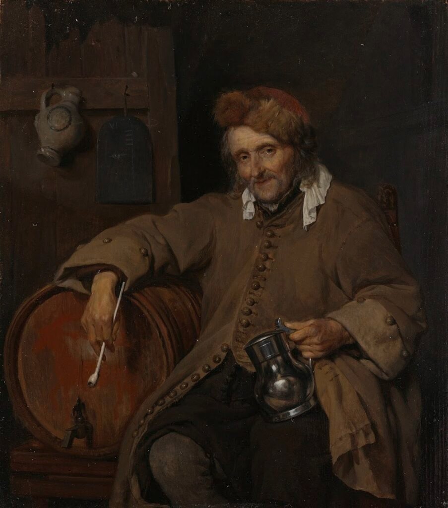 The Old Drinker Gabriël Metsu