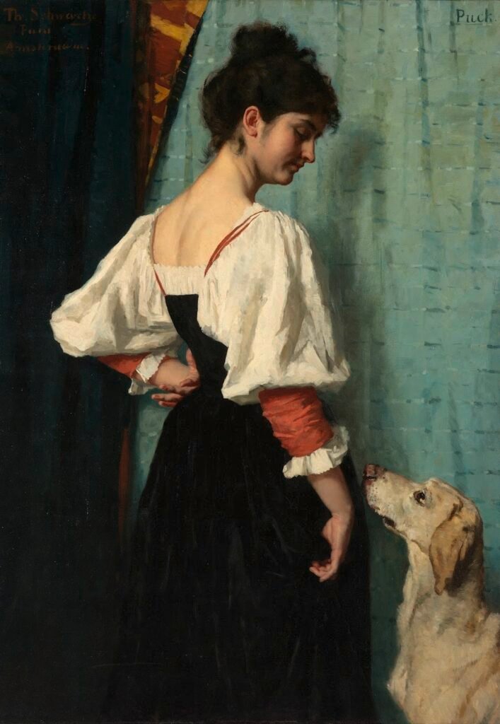 Young Italian Woman, with ‘Puck' Thérèse Schwartze