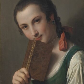 A Young Woman with a Book Pietro Rotari