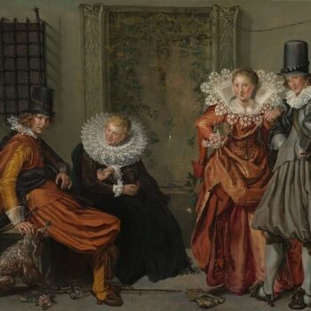 Elegant Couples Courting Willem Pietersz Buytewech