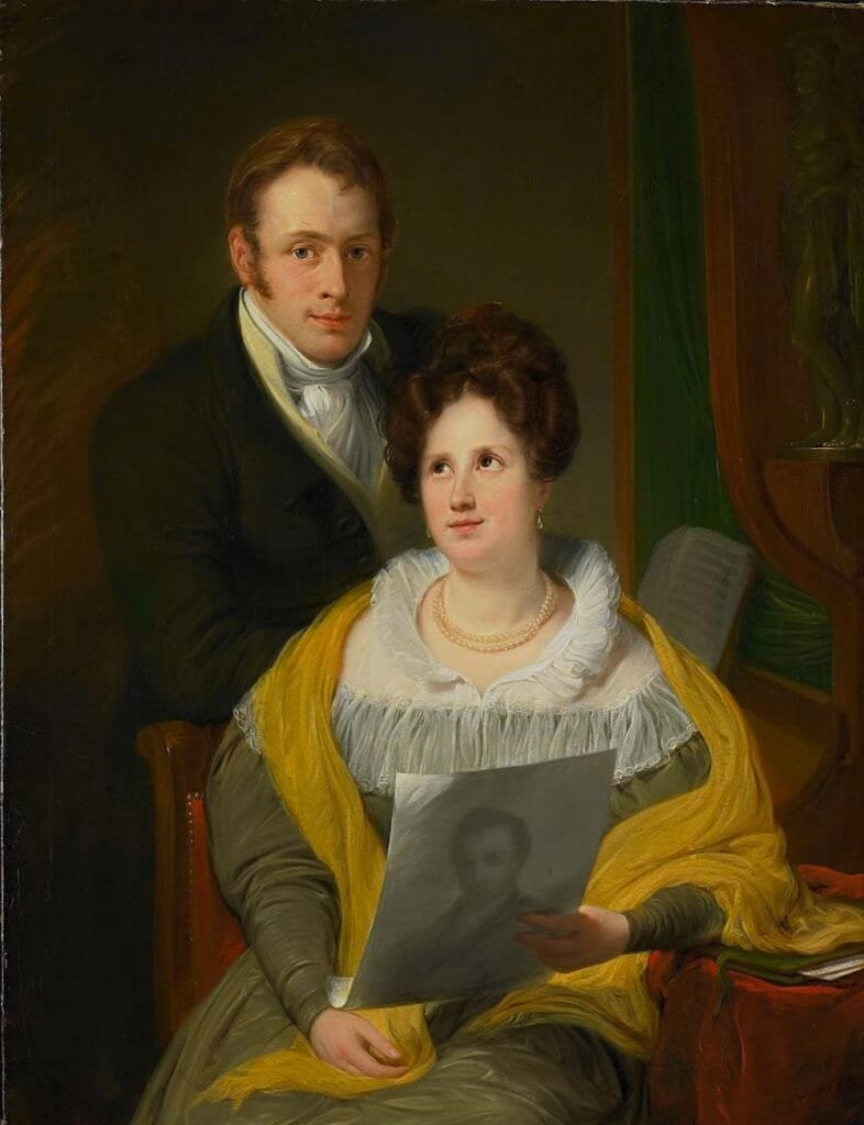 Portrait of a Woman and a Man Jan Willem Pieneman