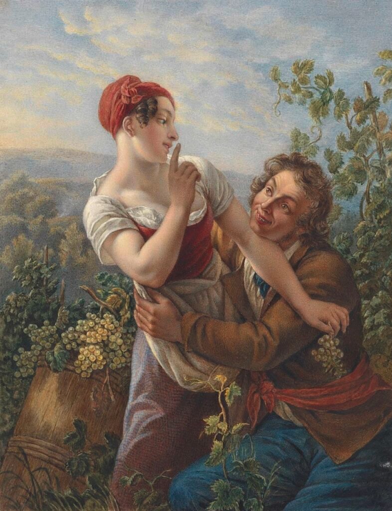 The Gardner in Love Johan Heinrich Neuman